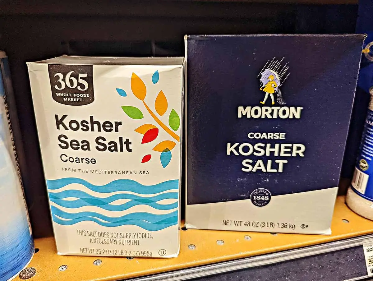 Sustituto de la sal kosher (9 grandes ideas para probar).