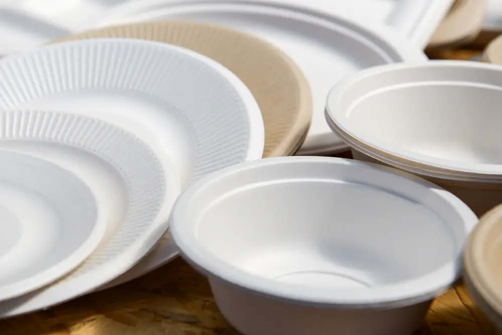¿Se pueden calentar platos de papel en el microondas?