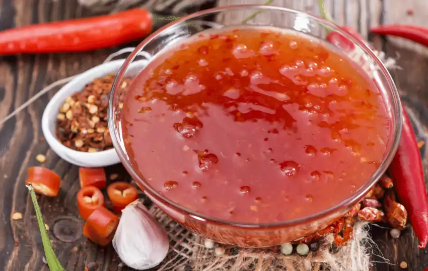 ¿Qué es un sustituto de la salsa de chile dulce?