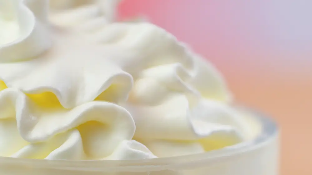 ¿Qué es el glaseado de crema batida?