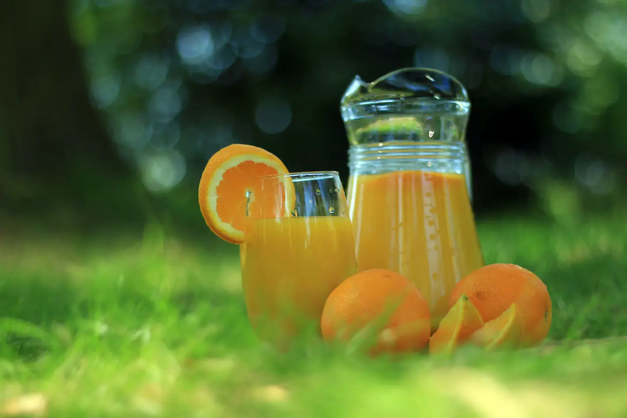 ¿Cuál es el punto de congelación del jugo de naranja?