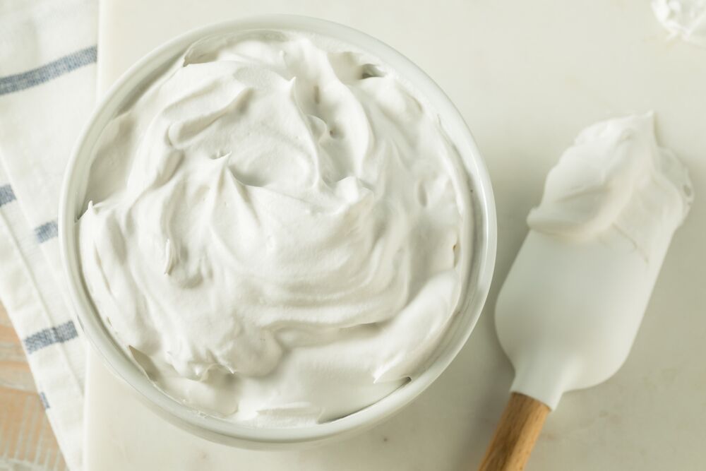 Cómo descongelar la crema batida congelada