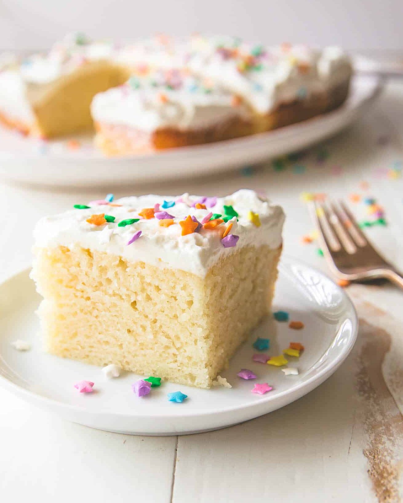 Receta de pastel de vainilla (hecho con aceite, no con mantequilla)