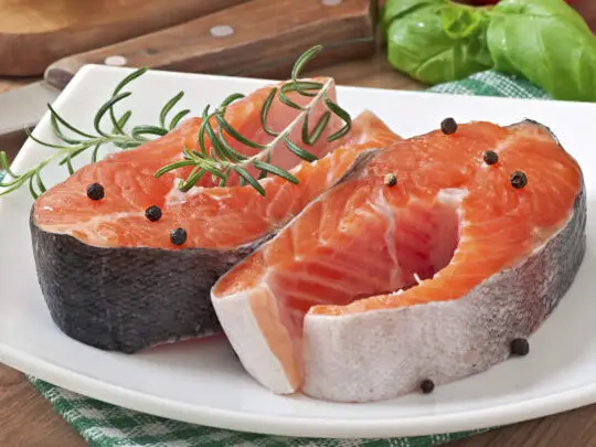 ¿Comes piel de salmón?