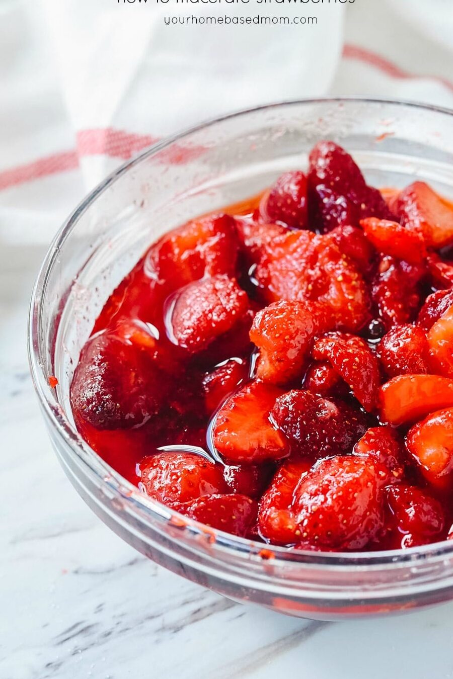 Cómo macerar fresas