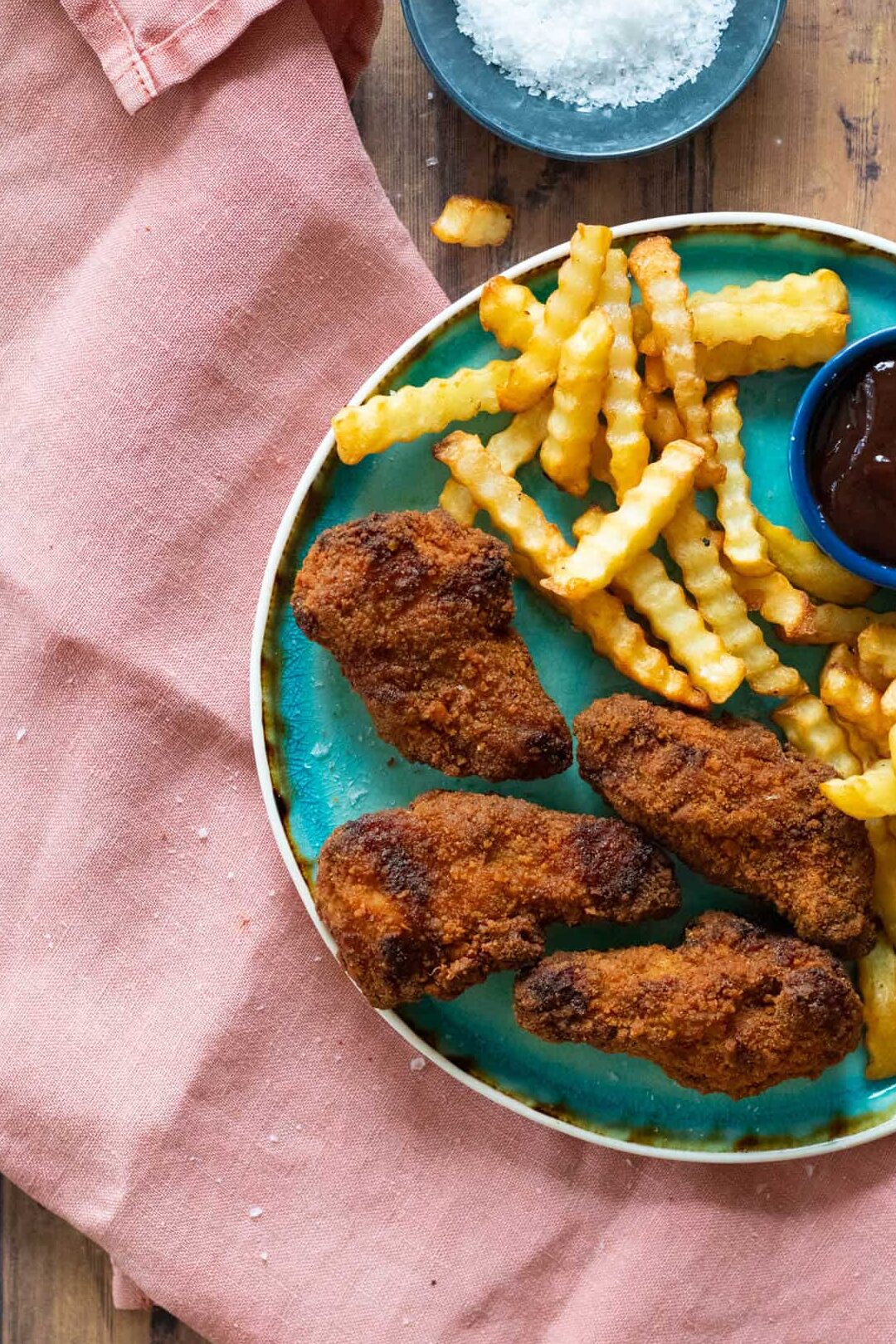 Cómo recalentar pollo frito en la freidora sin secarlo...