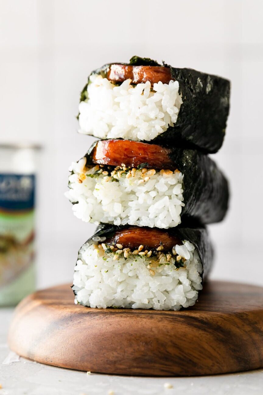 El mejor Musubi spam de todos los tiempos (¡receta familiar hawaiana, paso a paso!)