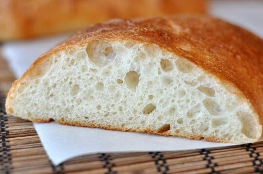 Pan ciabatta casero