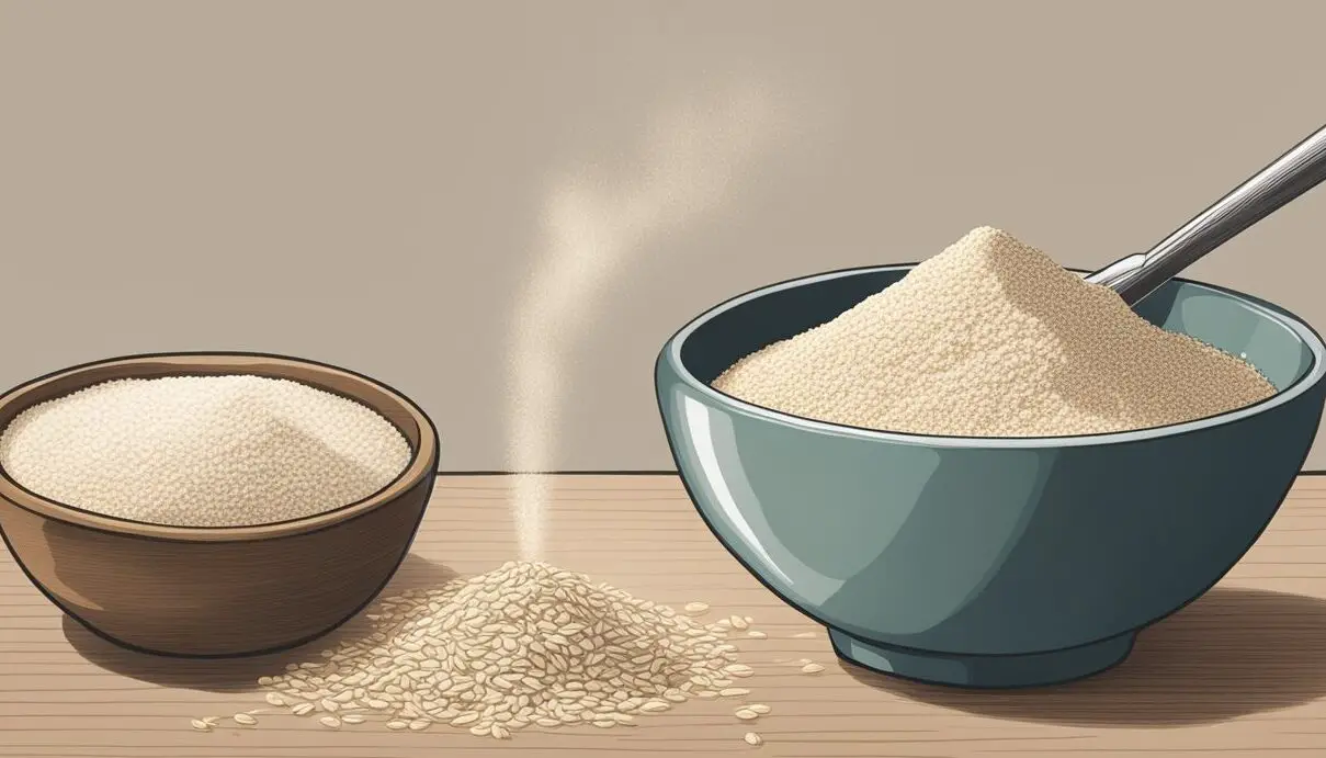Cómo sustituir la harina de avena por harina para todo uso