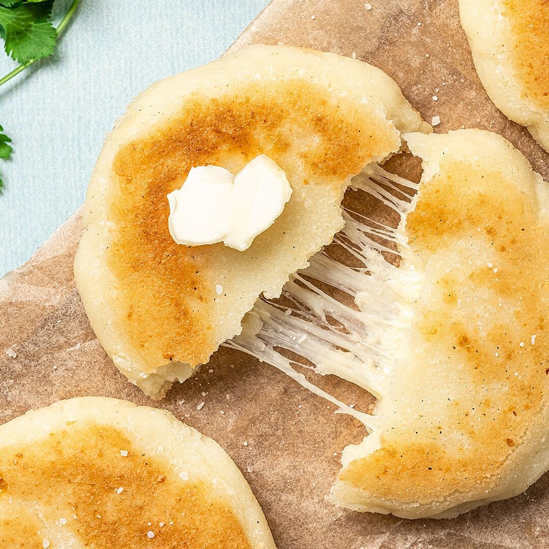 Arepas con Queso
