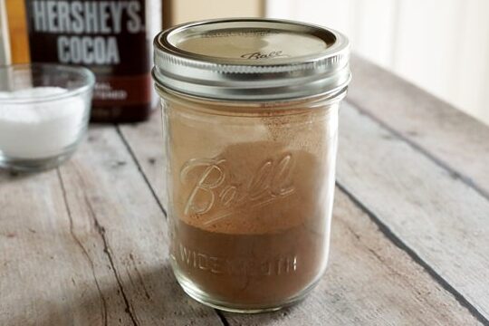 Receta de mezcla de leche con chocolate |