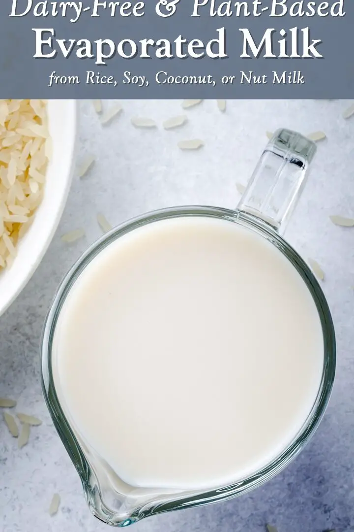 Sustituto fácil de leche evaporada sin lácteos
