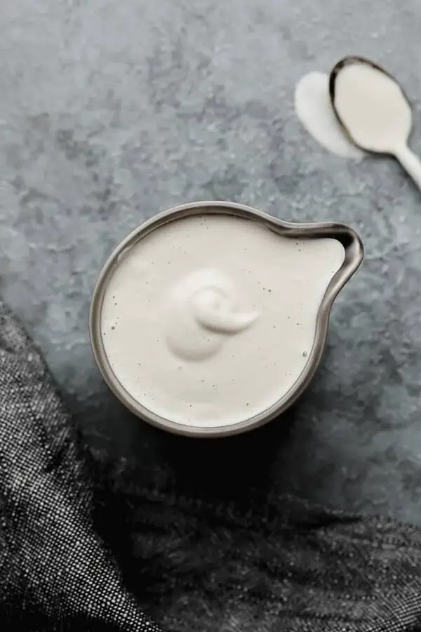 Sustituto de crema espesa (vegano) - Nora Cooks
