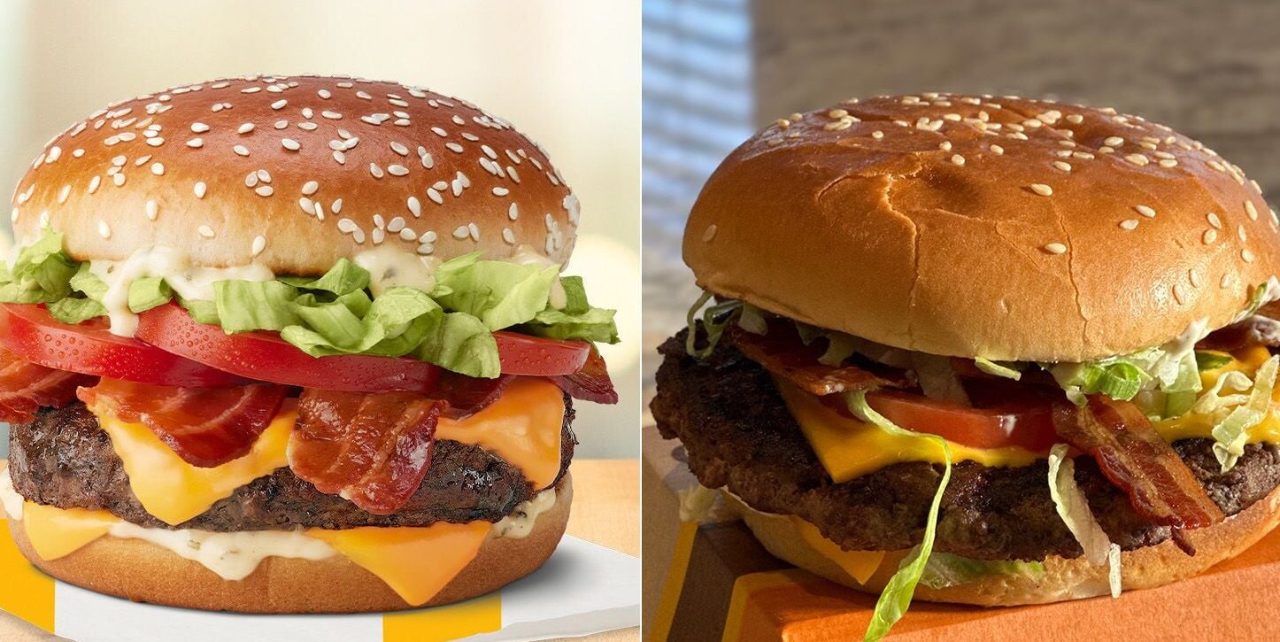 Probé el nuevo cuarto de libra ahumado BLT con queso de McDonald's, así que...