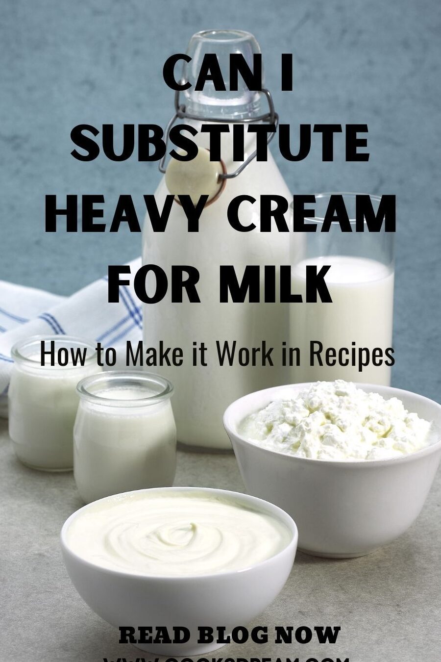 ¿Puedo sustituir la leche por crema espesa? Cómo hacer que funcione en ...