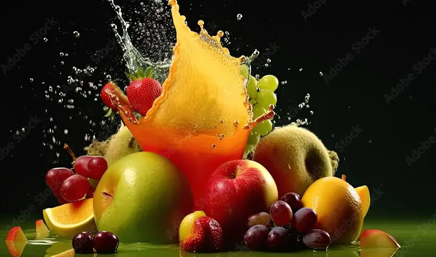 Mezcle frutas de verano con manzanas frescas, uvas jugosas y cítricos picantes...