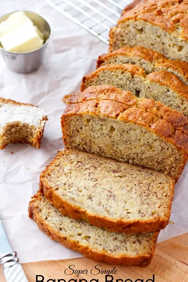 Pan de plátano súper simple